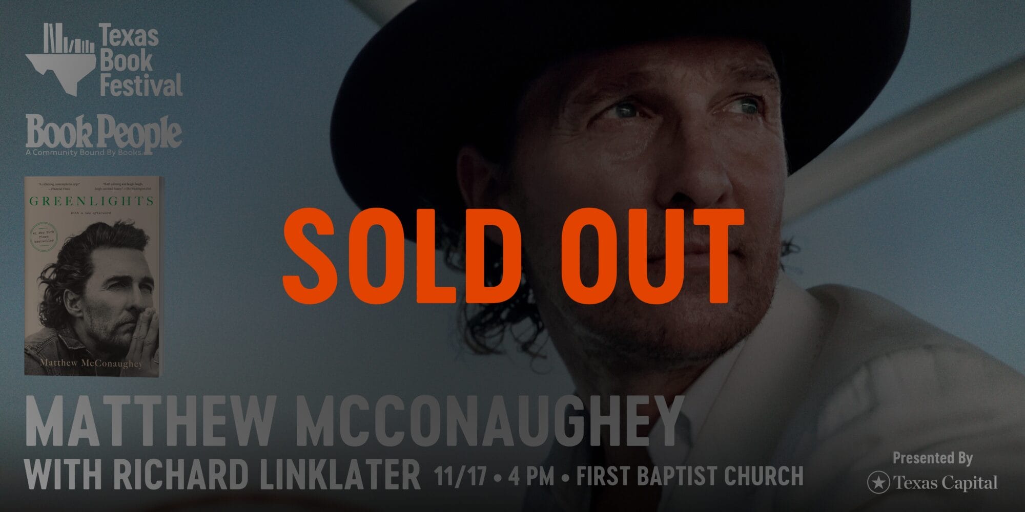 McConaughey soldout 3x