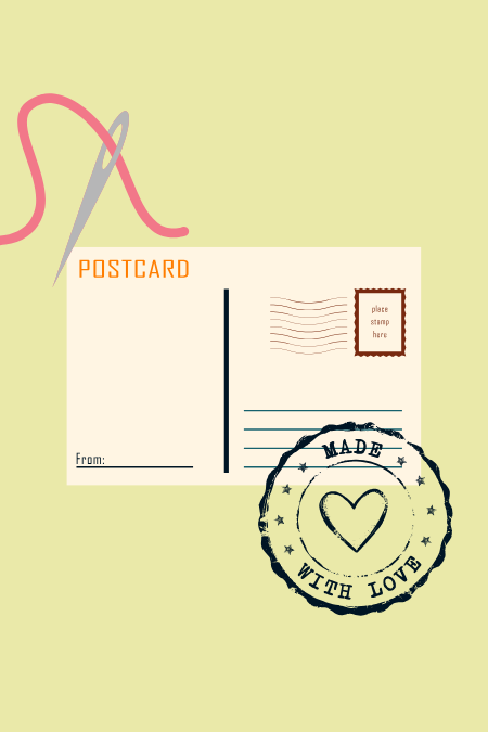 Turn a Vintage Post Card Into a Work of Art with Camp TTBF