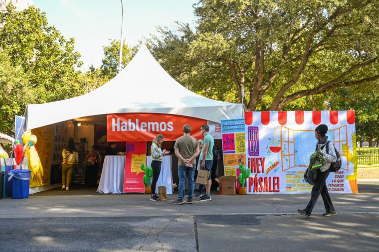 Hablemos Tent at the Texas Book Festival