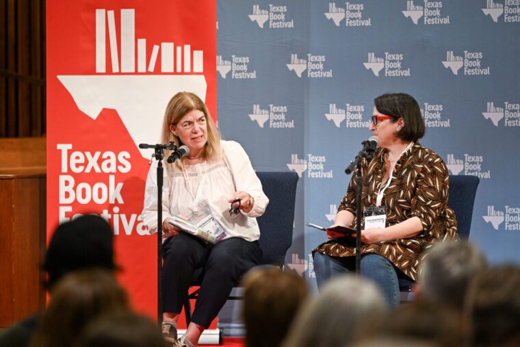 Claire Messud and Jane Smiley at the Texas Book Festival